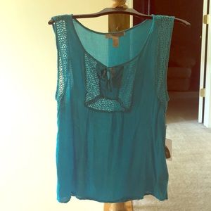 Turquoise summer top